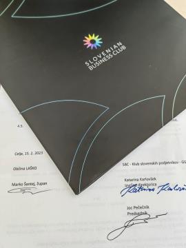 Podpisana namera o partnerstvu med Občino Laško in Klubom slovenskih podjetnikov - SBC 1